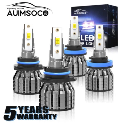 Kit combinado de bombillas de faros LED para Chevrolet Suburban 3500 HD 2018-2019 9005+H11 Foto 1 de 4