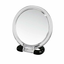WENKO Stand und Hand Kosmetik Spiegel Make-UP Gäste WC Bad Accessoires