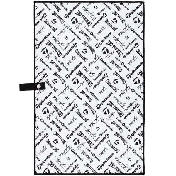 TaylorMade 球员毛巾品牌标志印刷 100% 聚酯纤维柔软高尔夫旅游毛巾 — 第 1/1 张图片