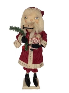 Joe Spencer Gathered Traditions Sedrick Volkskunst Weihnachtsmann Weihnachtsdeko - Bild 1 von 9