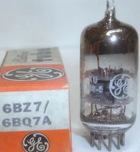 6BZ7 TUBE GE TESTED & BOXED VINTAGE COMMERCIAL SURPLUS - Picture 1 of 3