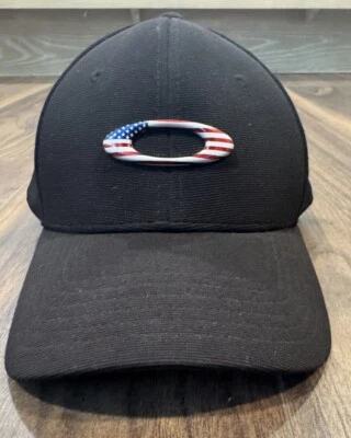 Gorra de béisbol Oakley Hat azul grande/extra grande ajuste flexible rendimiento clásica baja Foto 1 de 4