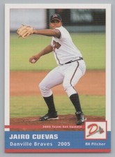 Jairo Cuevas 2005 Grandstand Danville Braves Update 