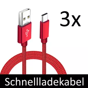 Ladekabel 1m USB Typ C Schnell Datenkabel für Samsung Huawei Schnellladekabel - Bild 1 von 2