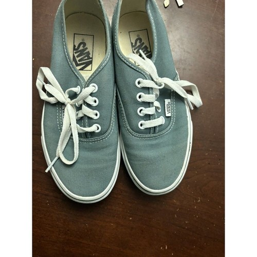 VANS Furgone donna taglia 6. Scarpa pattinatore da passeggio sportiva piatta verde salvia ottima preppy