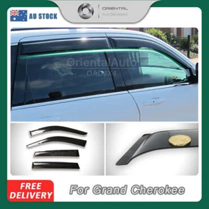 Premium Weathershields Window Visors for Jeep Grand Cherokee WK 2010-2021 - Picture 1 of 6