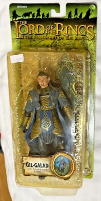 LOTR Fellowship Of The Ring Gil-Galad w/Spear Attack 6" Action Figure ToyBiz NOS - Image 1 of 4