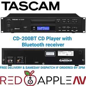 TASCAM CD-200BT CD Player With Bluetooth Receiver Optical & Coaxial Digital Out  - Picture 1 of 5