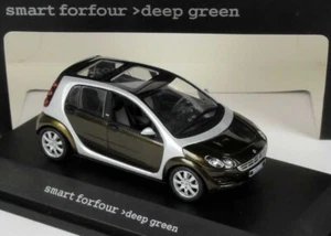 VERY RARE MERCEDES SMART FORFOUR (W454) DEEP GREEN 1:43 SCHUCO (DEALER MODEL) - Picture 1 of 6