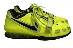 Nike Romaleos 2 Voltios Talla 14 Hombres Power Lifting Zapatos Verde Neón Power Bridge B2 - Imagen 1 de 11