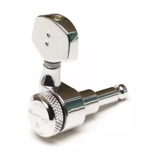 Graph Tech RATIO 3x3 LOCKING 2-pin Guitar Tuners/Tuning Keys - CHROME, PRL-83... - Picture 1 of 2