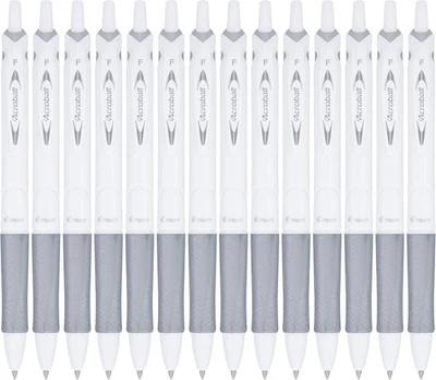 Bolígrafos Acroball Purewhite tinta avanzada recargables y retráctiles Foto 1 de 4