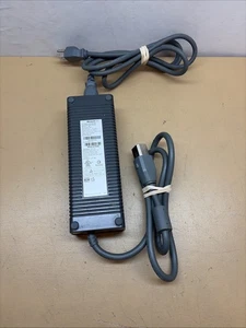 Official Microsoft Xbox 360 AC Power Supply Adapter DPSN-186CB A W/ Wall Plug - Picture 1 of 5