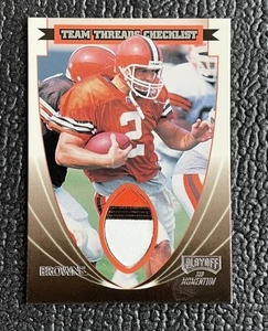 🔥TIM COUCH 1999 PLAYOFF MOMENTUM SSD 6 COLOR GAME USED JERSEY PATCH!🔥BROWNS! - Picture 1 of 3