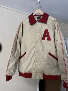 Delf Jacke gefüttert isoliert Varsity Style Canvas creme 2XL - Bild 1 von 5