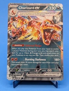 Charizard ex 125/197 Pokémon TCG 2023 Ultra Rare Holo Obsidian Flames Near Mint - Picture 1 of 3