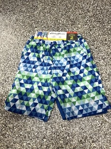 Eddie Bauer Big Boys Youth 2-Pack Hybrid Shorts Blue/Green size M 10/12 WITH TAG - Picture 1 of 5