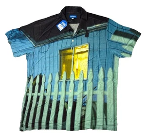 Market Studios Abendhemd blau Knopfleiste Herren Extra Large ausverkauft neu mit Etikett - Bild 1 von 6