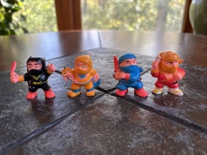Vintage Soma Ninja & Karate Rubber Mini Figures Lot 1980s - Picture 1 of 7