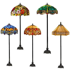 Floor Lamps Tiffany Style Stained Glass HandCrafted for Home And Office Decor UK - Picture 1 of 27