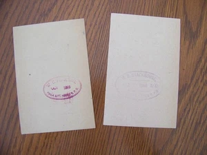 Filadelfia y Port Norris Nueva Jersey RPO 1898 matasellos en papel - Imagen 1 de 3