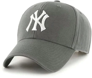 NEW YORK YANKEES HAT MVP CHARCOAL MLB BASEBALL TEAM LOGO NEW NY CAP - Picture 1 of 2