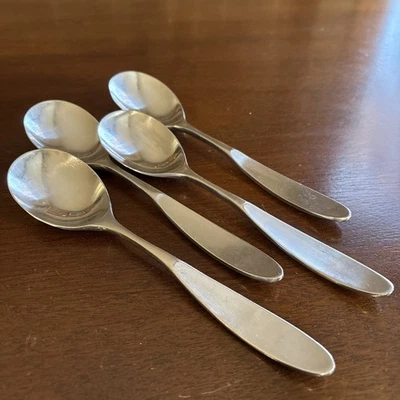 Towle Lauffer MAGNUM 4 cucharas soperas Japón 7 1/2" cubiertos de acero inoxidable cubiertos Foto 1 de 4