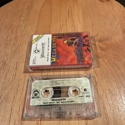 Megadeth  Peace Sells ... CASSETTE TAPE 90s Polish issue metallica exodus slayer - Image 1 of 3