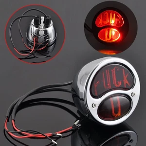Chrome Brake Stop Red Taillight Duolamp Lamp for Ford Model A/AA Base 1928-1931 - Picture 1 of 13