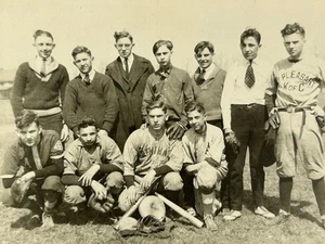 Vintage Photo Boys Baseball Team Mt Pleasant Knights Of Columbus Massachusetts - Picture 1 of 5
