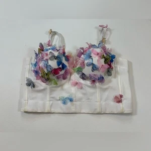 Decoración 3D Bustier Mujer con aros espalda sin espalda apretado 40C grande (bin GG45) - Imagen 1 de 9