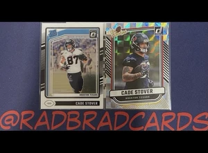 NFL Football Houston Texans 24 Panini Cade Stover 2 Rookie Card Lot MINT - Picture 1 of 1
