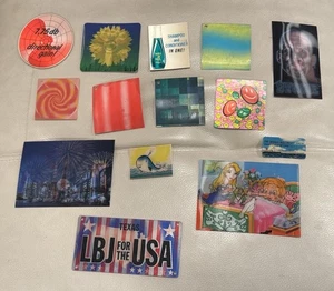 Lotto Flicker Vari-Vue Lenticolare Winkie 3D Stone Cold Steve Austin LBJ e altri - Foto 1 di 3