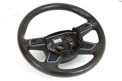 2012-2015 AUDI A6 S6 A7 S7 4 SPOKE HEATED STEERING WHEEL BROWN 4G0419091 #3220 - Image 1 of 4