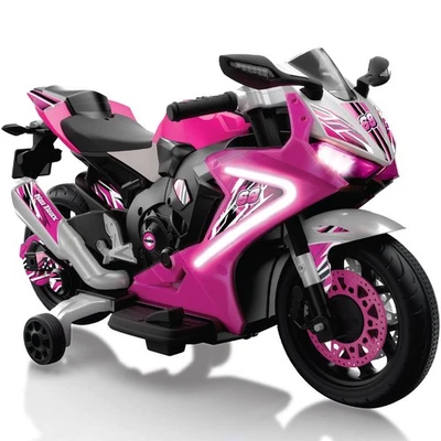 Motocicleta eléctrica brillante para niños pequeños 6V - Bicicleta para niños pequeños, juguetes de interior/exterior,... Foto 1 de 4