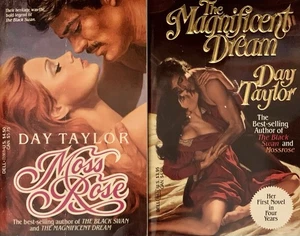 1984 (2 pb) The Magnificent Dream & Moss Rose by DAY TAYLOR romance dell - Picture 1 of 3