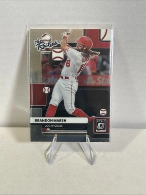 2022 Panini Donruss Optic Baseball Brandon Marsh #TR-8 RC The Rookies Holo Prizm - Image 1 of 2