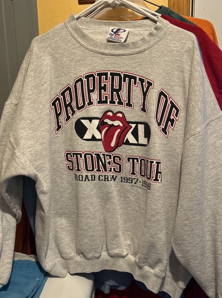 Sudadera De Colección Rolling Stones Road Crew 1997-1998 XL  Foto 1 de 3