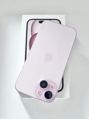 Apple iPhone 15 128GB Pink Unlocked Original With Box Pristine Screen - Image 1 of 4