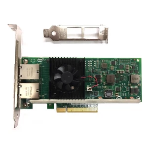 INTEL/DELL X540-T2 10GbE Genuine CONVERGED DUAL PORT NETWORK ADAPTER K7H46/3DFV8 - Afbeelding 1 van 8