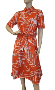 DKNY Women's Short Sleeve Cotton Shirtdress size 8 - Picture 1 of 12