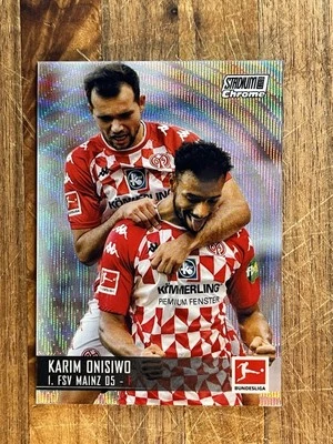 2021-22 Topps Stadium Club Chrome Bundesliga #75 Karim Onisiwo Prism Refractor - Image 1 of 2