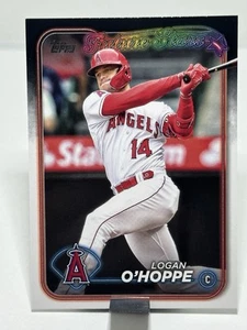 2024 Topps Series 1 Future Stars Logan O'Hoppe #298 Los Angeles Angels Baseball - Picture 1 of 3