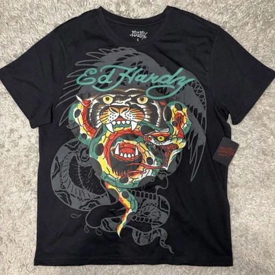 Camiseta Ed Hardy Tigre y Serpiente L Foto 1 de 4