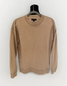 Felpa girocollo uomo Banana Republic beige marrone pullover taglia M  - Foto 1 di 4