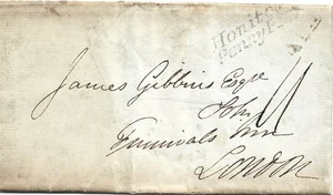 GB 1836 Entire with Honiton Penny Post Cachet to London - Picture 1 of 3