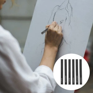 6 Pcs Sketch Supplies Carbon Stick Set Charcoal Art Pencils for Sketching - Picture 1 of 12