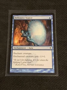 Magic the Gathering New Phyrexia Defensive Stance - Picture 1 of 2