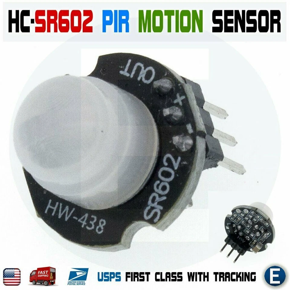 MH-SR602 Mini Motion Sensor Detector Module HC-SR602 Pyroelectric Infrared Pir - Image 1 of 4