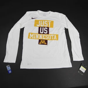 Minnesota Golden Gophers Nike Nike Tee Long Sleeve Shirt Men's White New - Picture 1 of 5